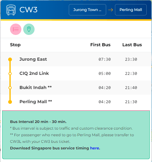 CW3 FIRST BUS LAST BUS