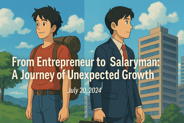 From Entrepreneur to SalaryMan: A Journey of Unexpected Growth
