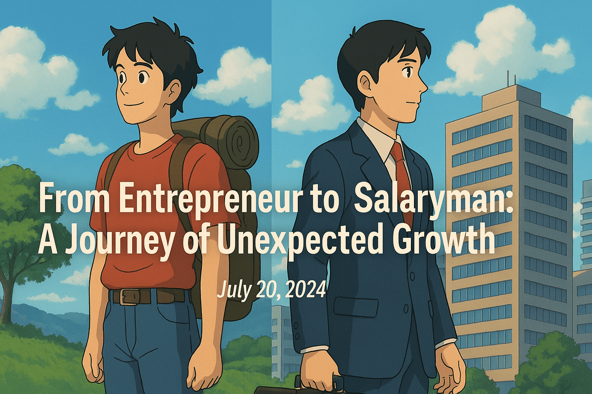 From Entrepreneur to SalaryMan: A Journey of Unexpected Growth