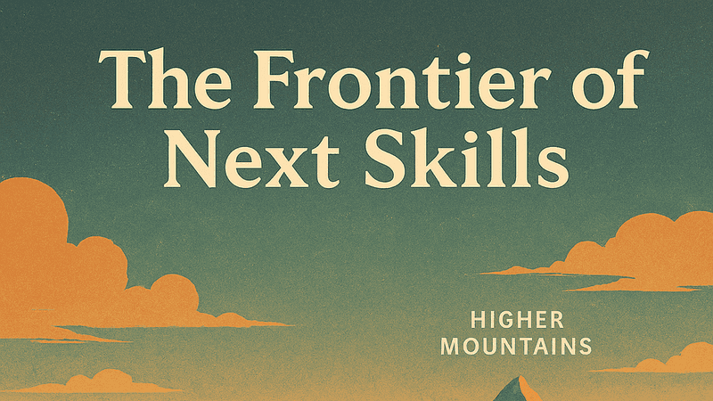 At the Frontier: Climbing Personal Mountains to Reveal New Horizons